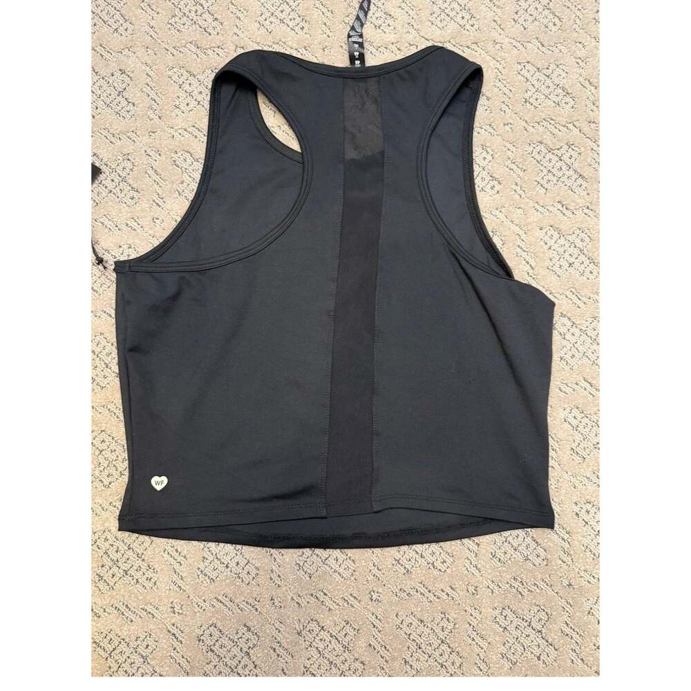 Wildfox Sweat NWT XL Racerback Mesh Panel Tank Black